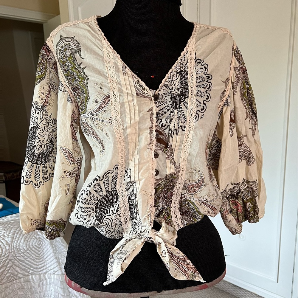 Sanctuary S/M boheme gypsy hippy blouse nearly new